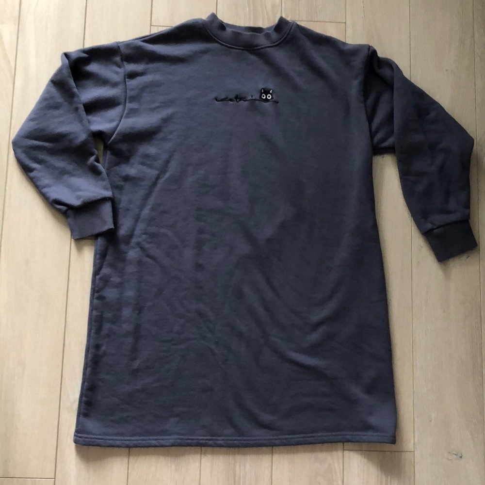 Japanese Brand Cat Embroidered Dress